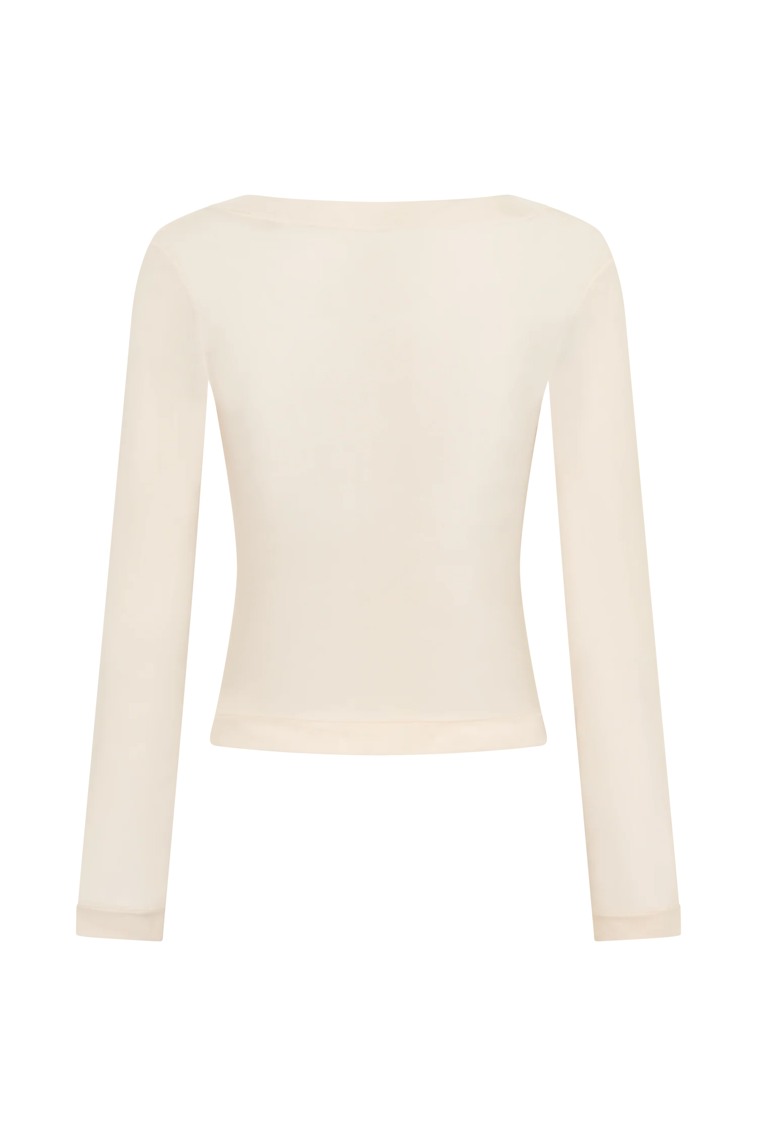 Lumi Long Sleeve Mesh Top - Bone - Image 11