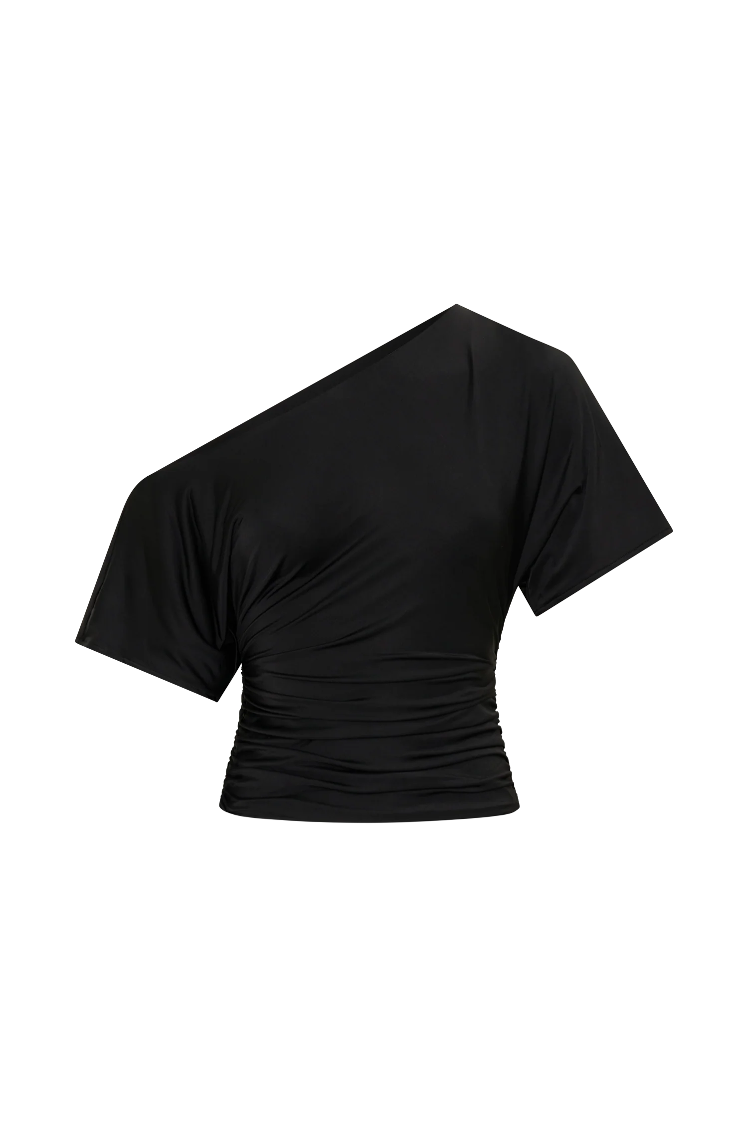 Luu Off Shoulder Slinky Top - Black - Image 10