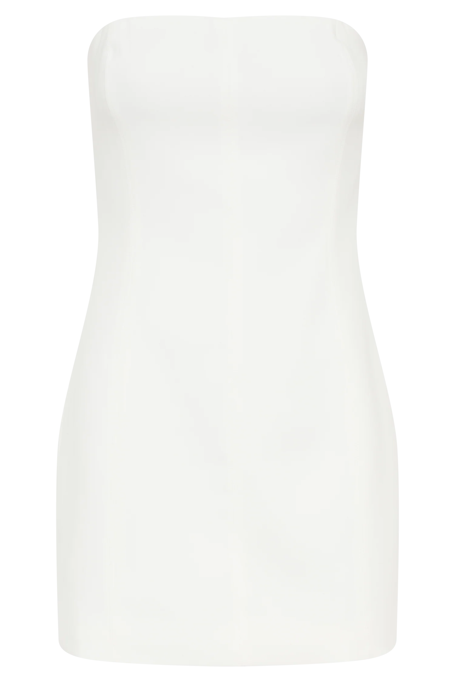 Maci Crepe Mini Dress - White - Image 8