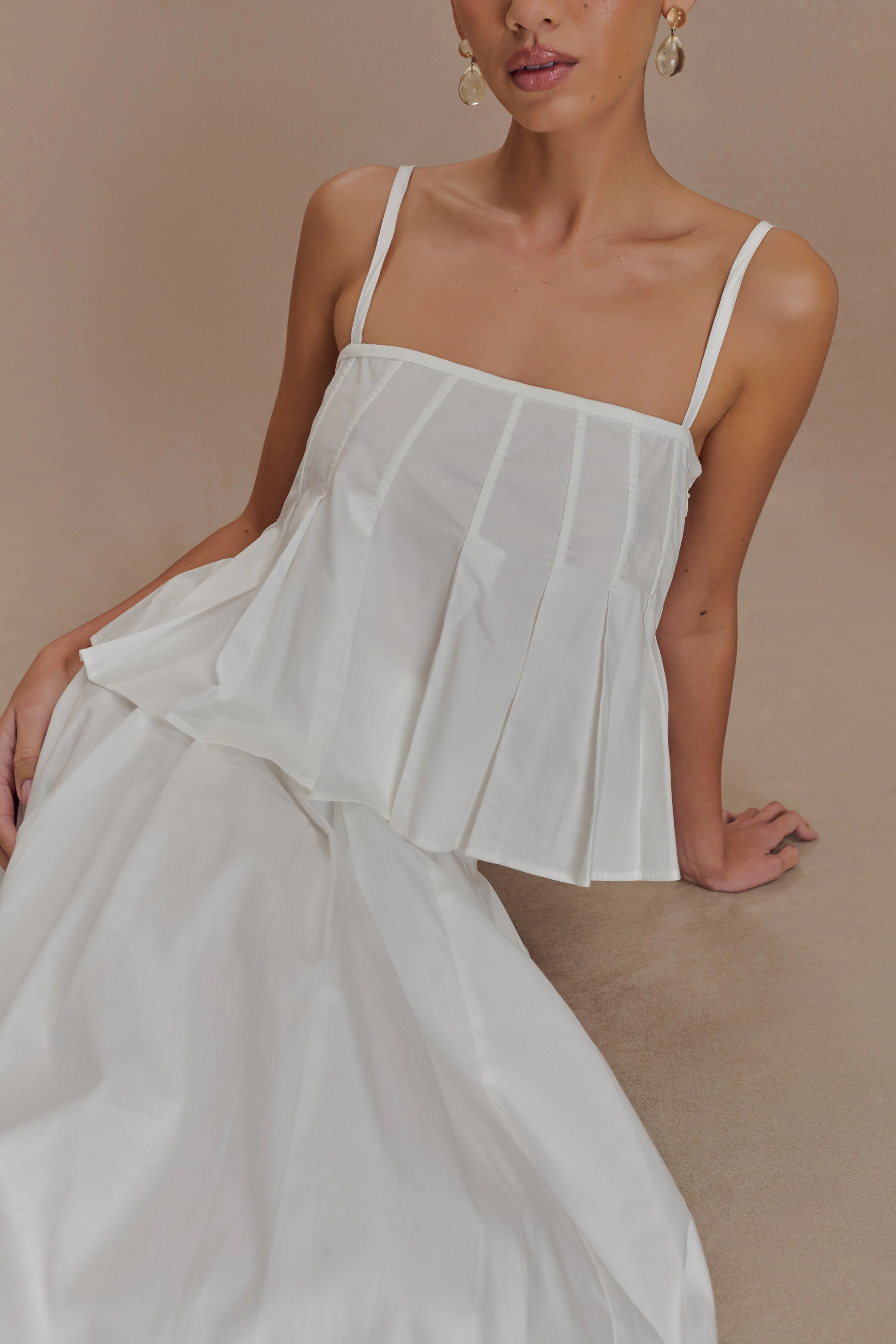 Mae Cotton Top - White - Image 3
