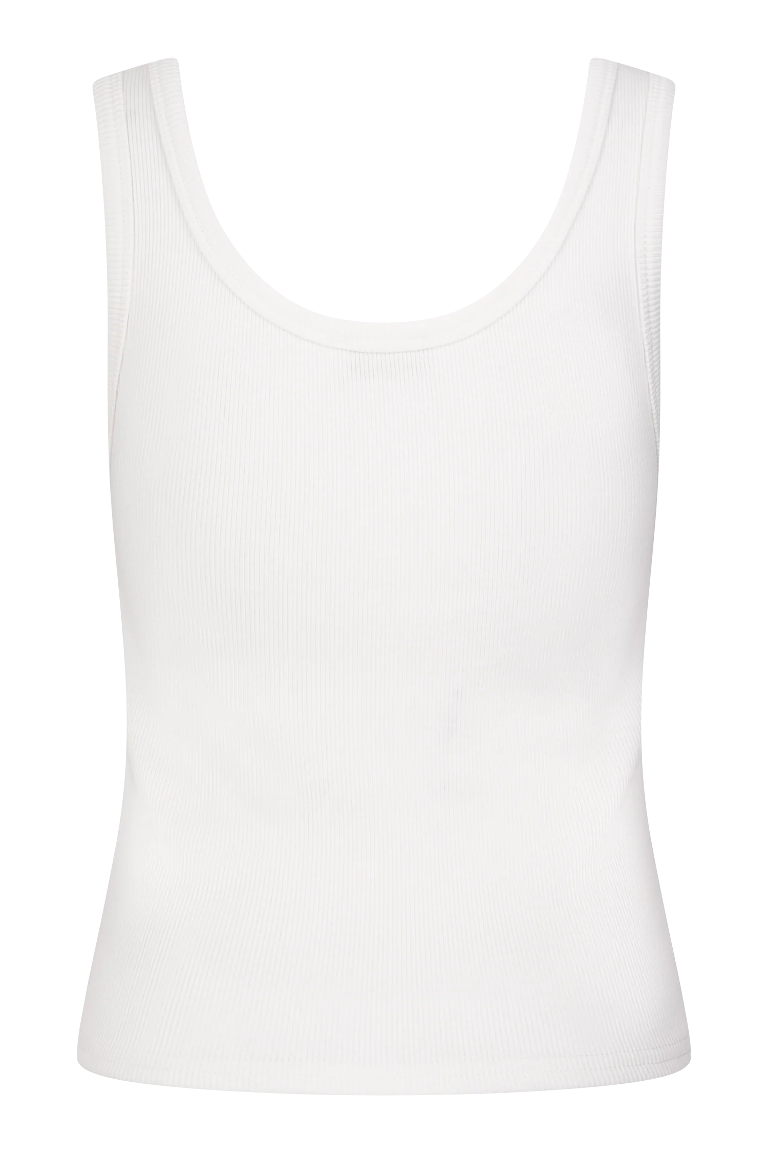 Maeva Scoop Tank Top - Ivory - Image 9