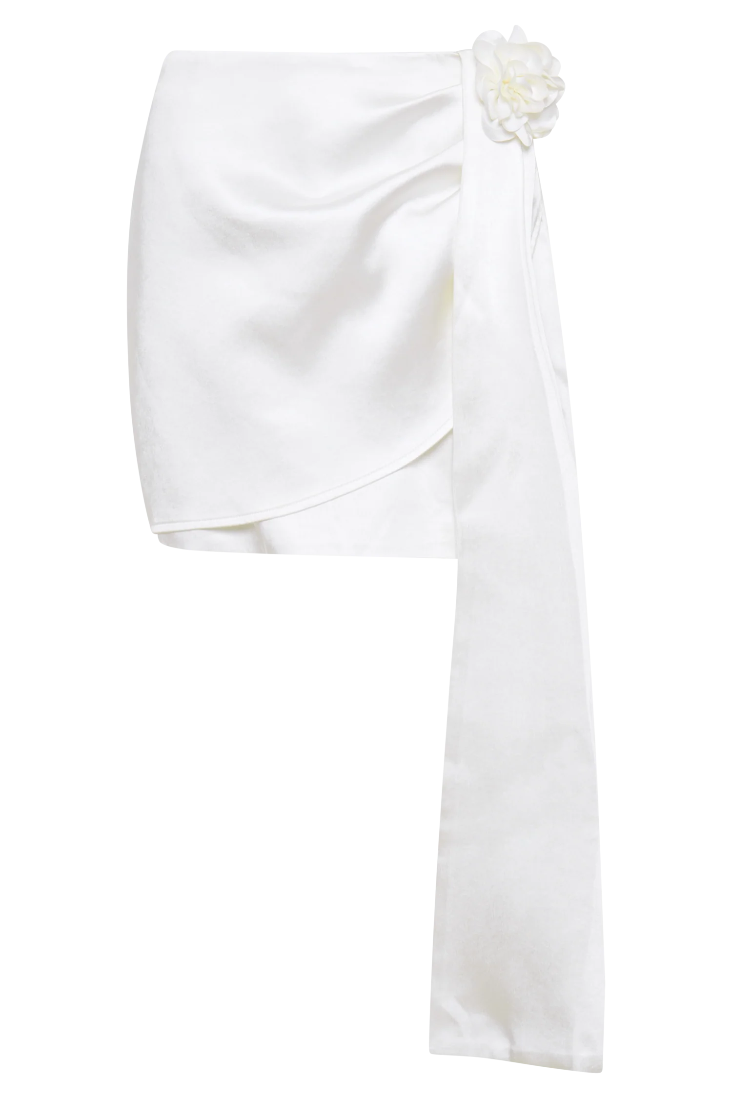 Margot Rose Mini Skirt - White - Image 8