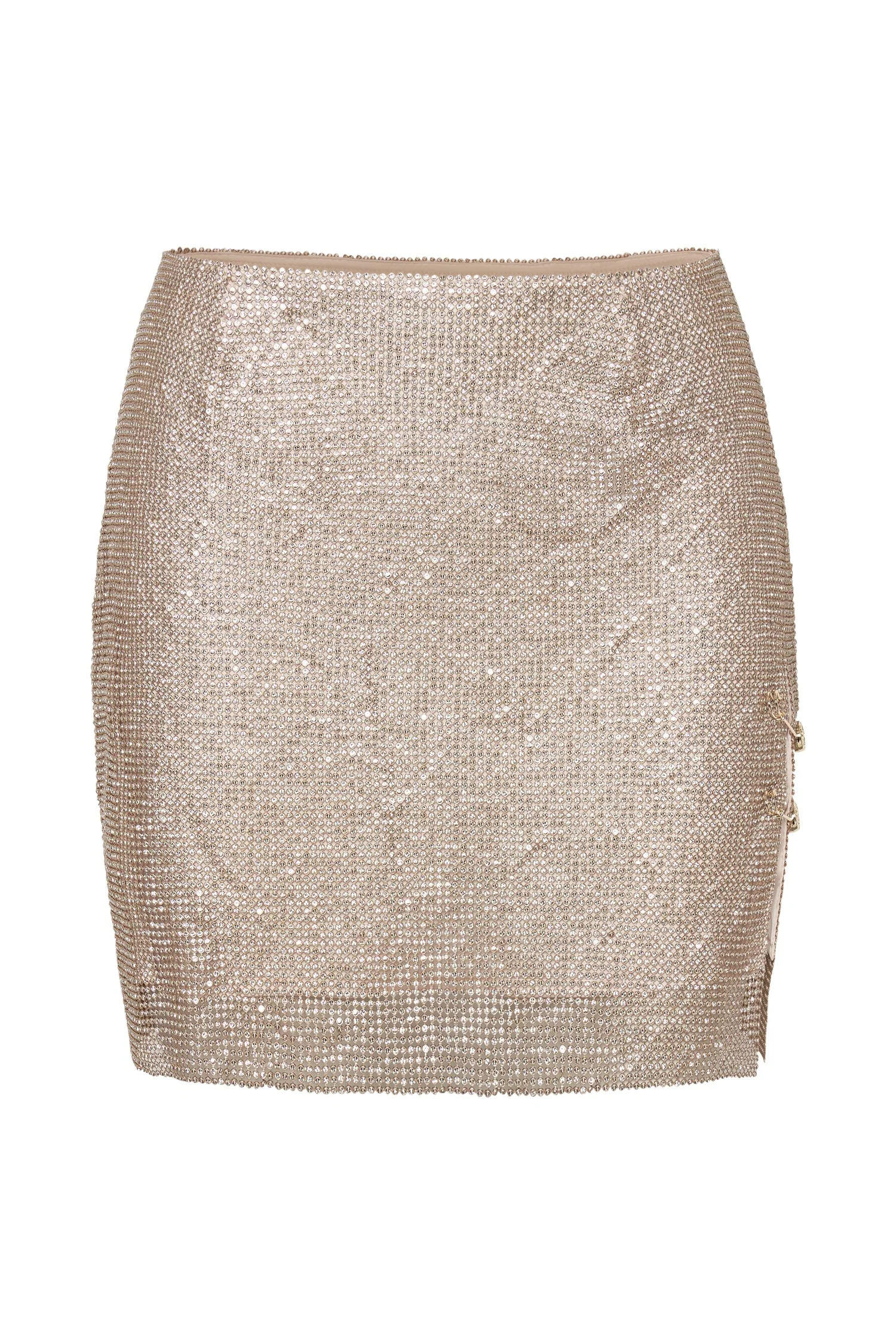 Marlena Glomesh Mini Skirt - Gold - Image 8