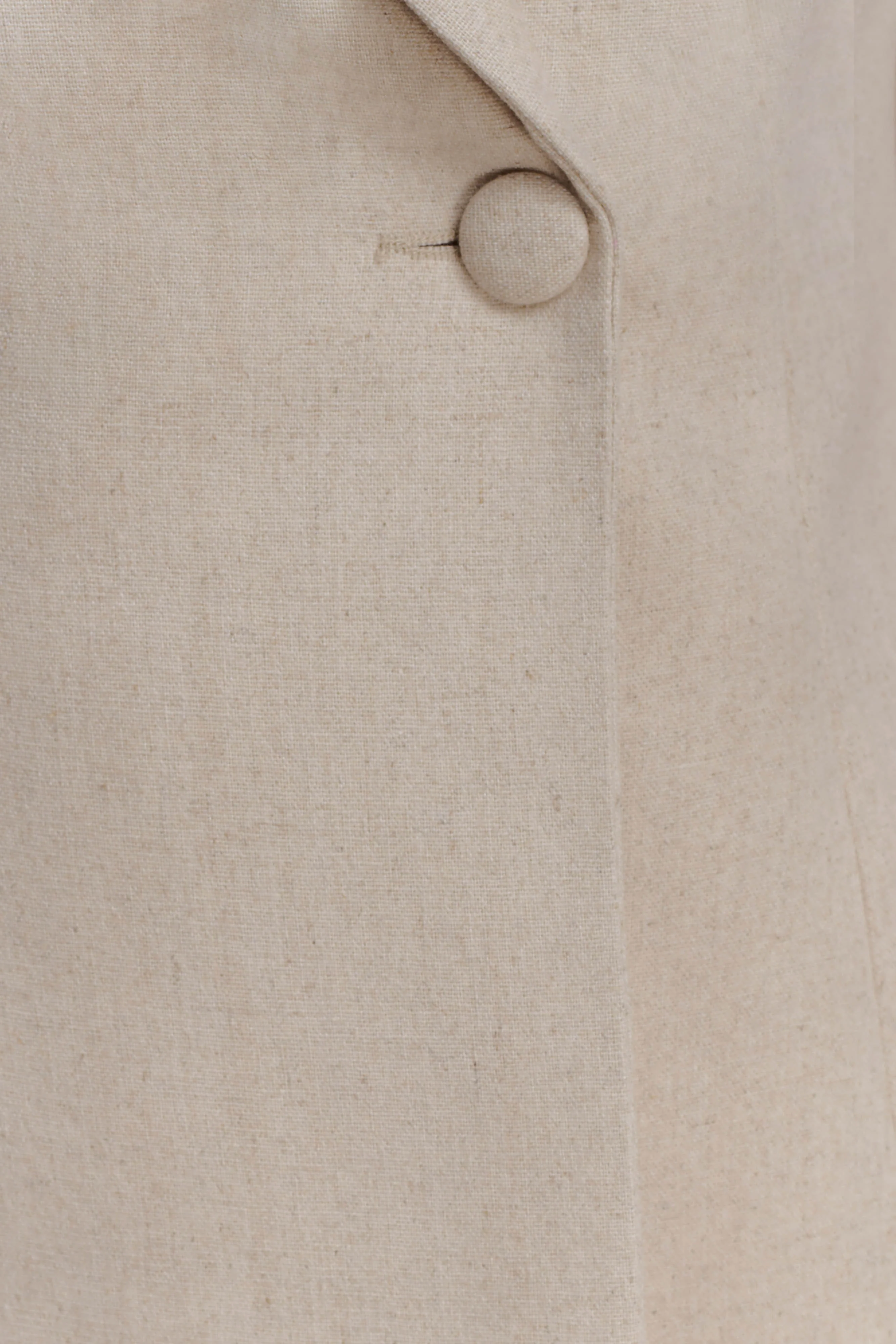 Martine Short Sleeve Linen Top - Natural - Image 7