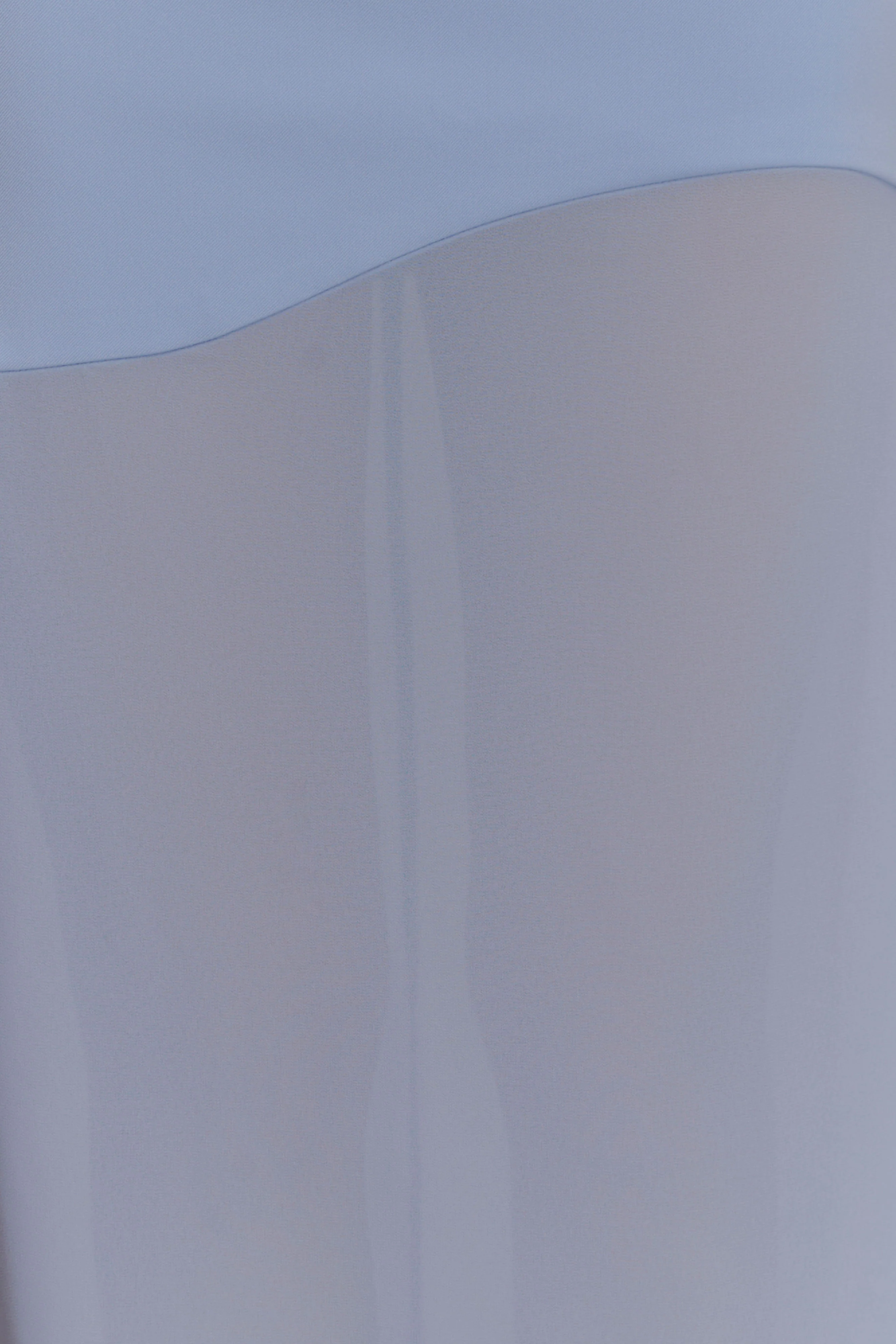 Mason Crepe And Chiffon Maxi Dress - Powder Blue - Image 4