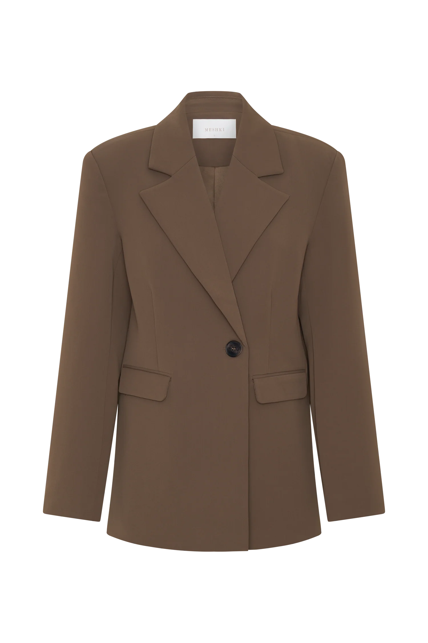Mateo Oversized Blazer - Cacao Brown - Image 7