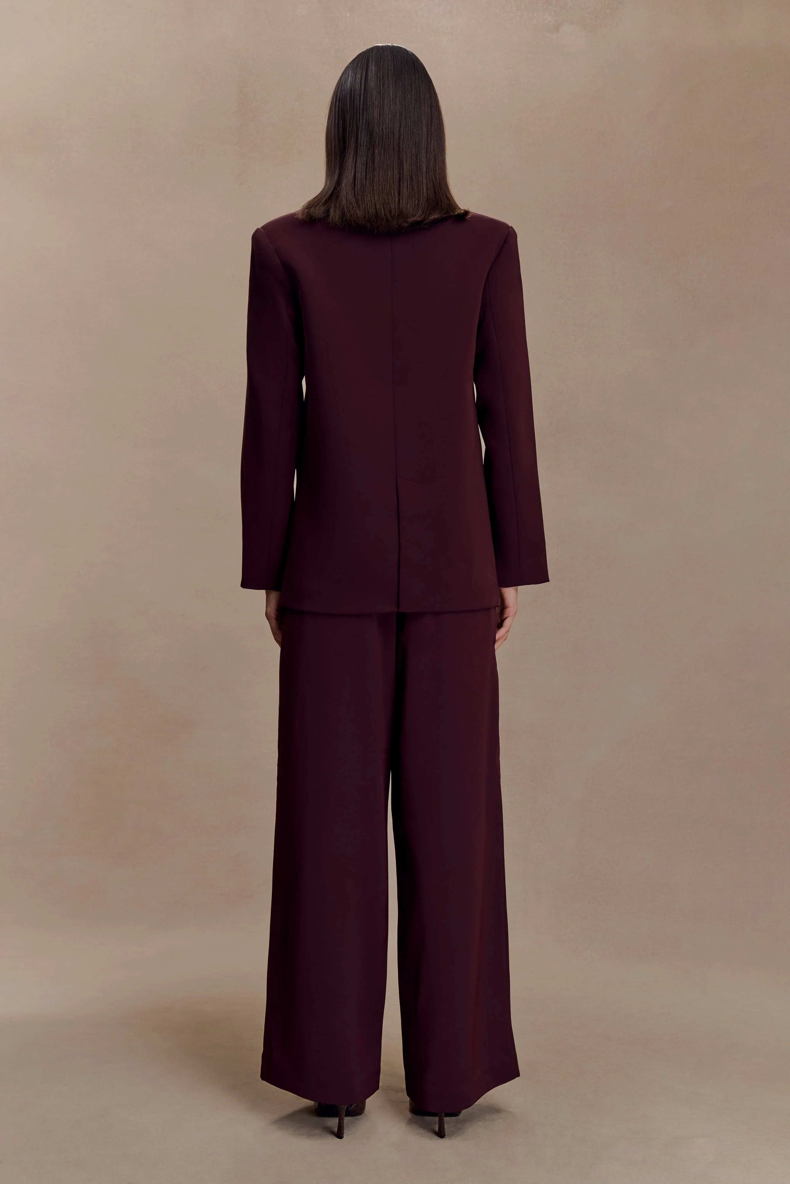 Mateo Oversized Blazer - Mahogany - Image 5