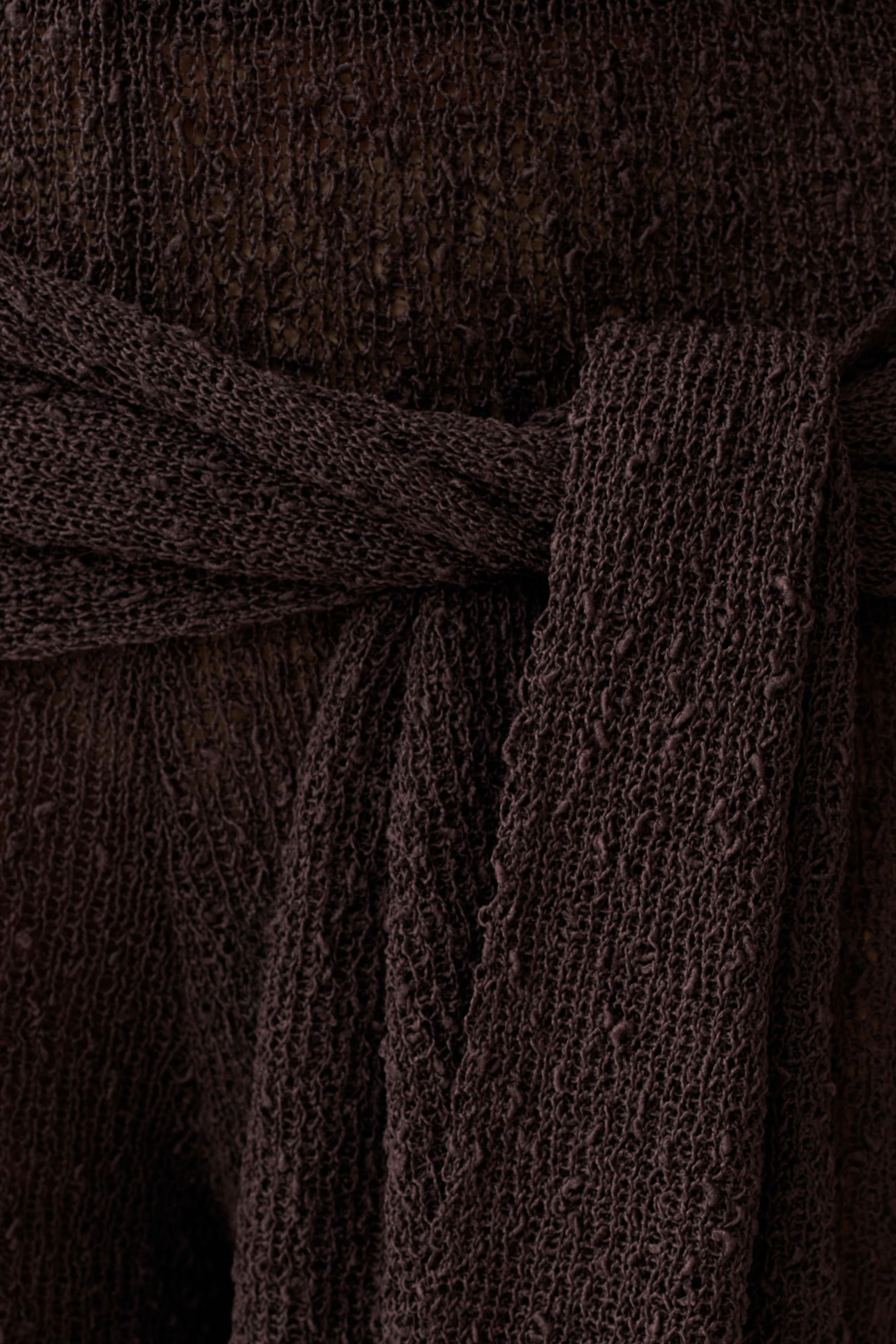 Mattais Boucle Knit Pants - Dark Chocolate - Image 7