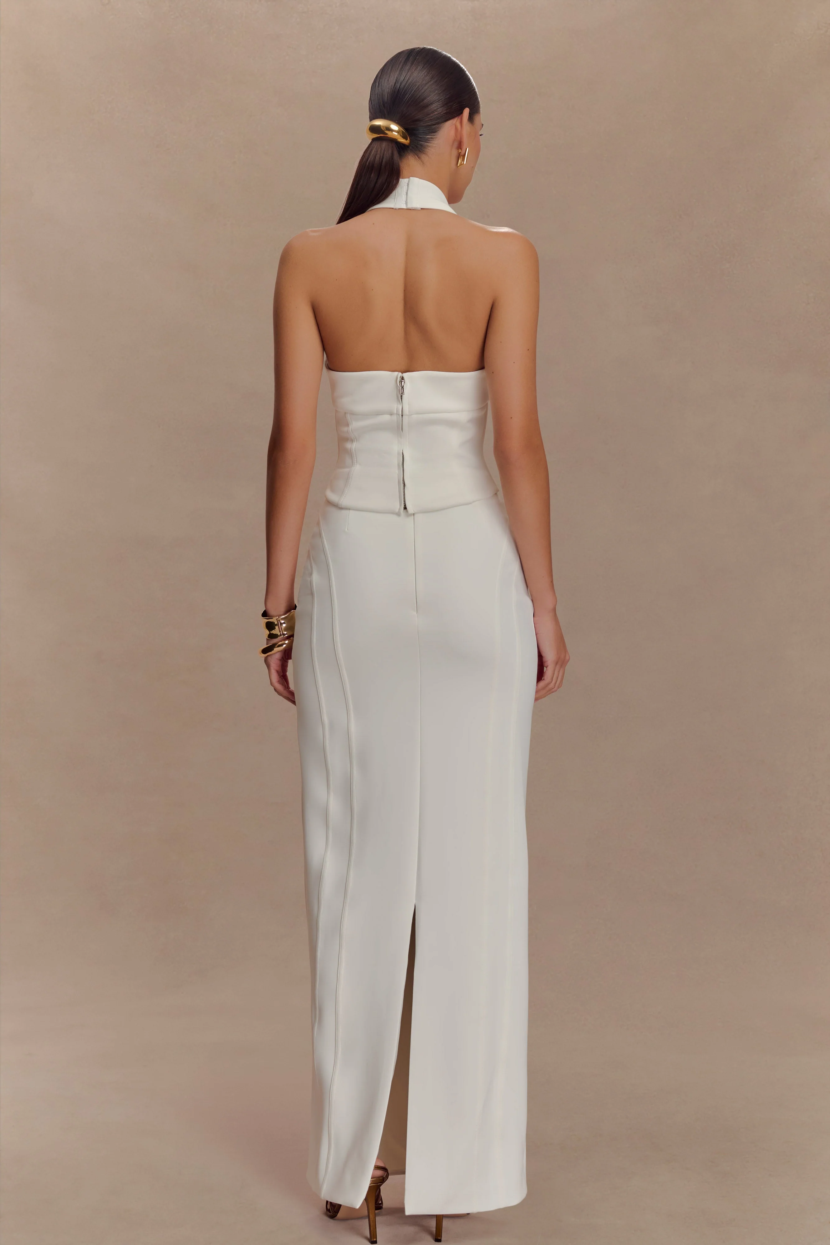 Meadow Corset Halter Top - White - Image 5
