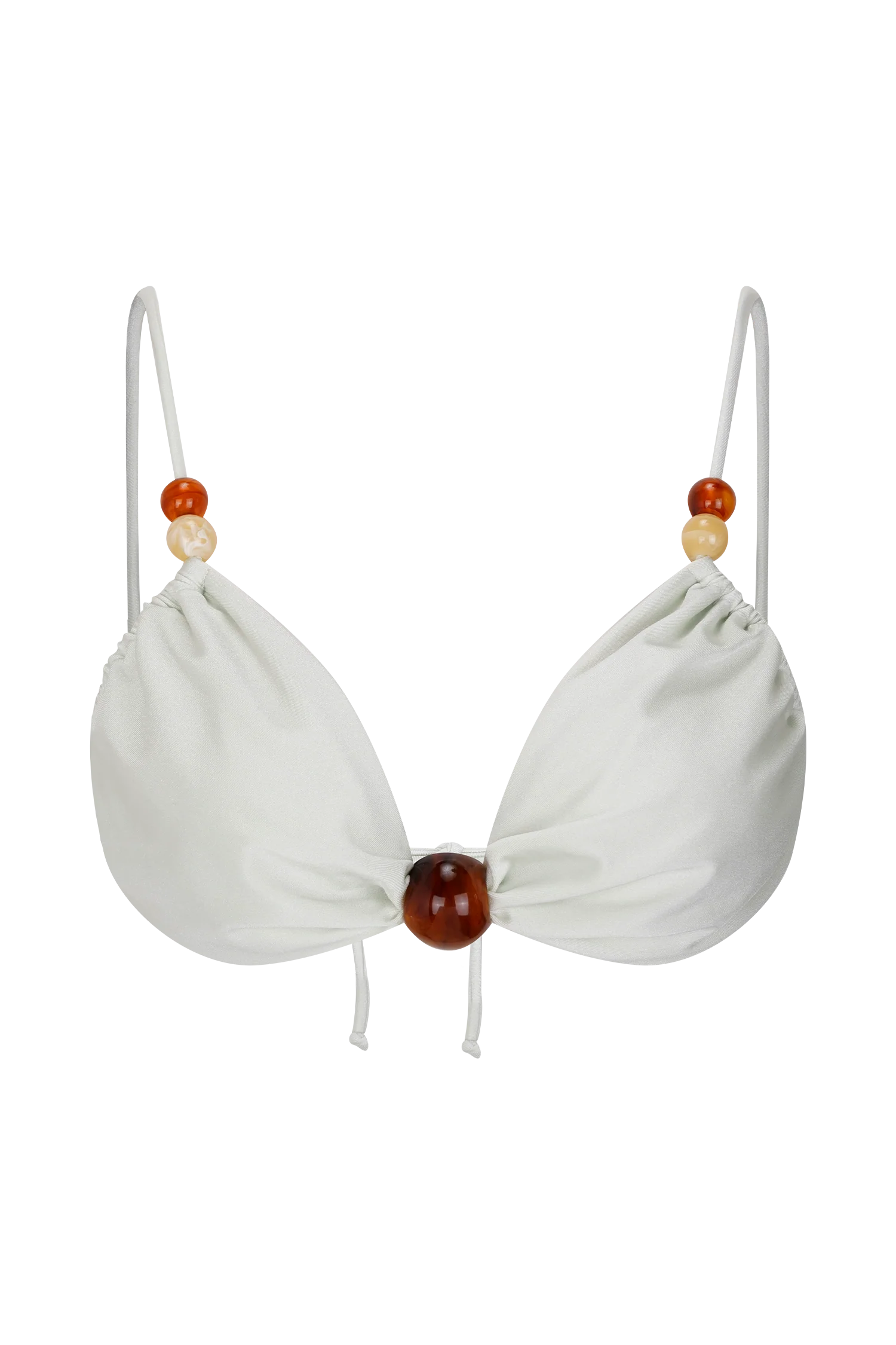 Memphis Beaded Bikini Top - Mint - Image 8