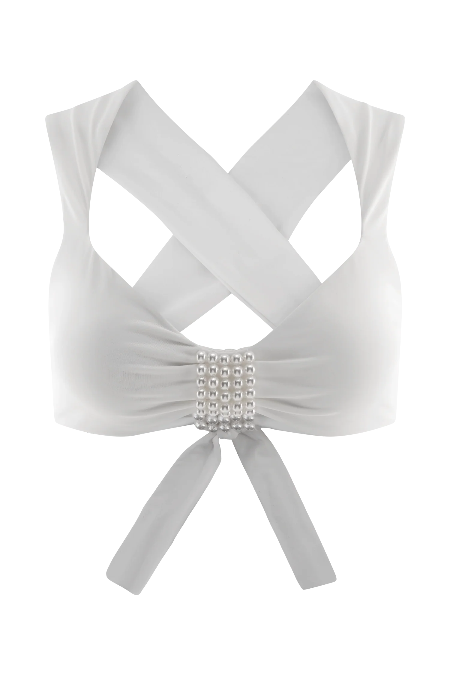 Merida Pearl Bikini Top - White - Image 7