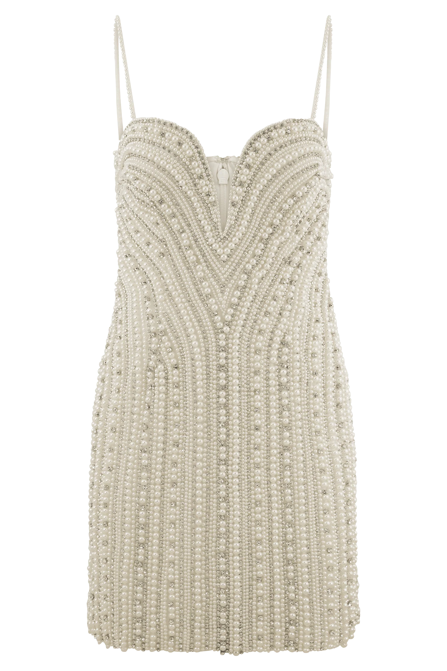 Naveena Embellished Mini Dress - Silver - Image 12