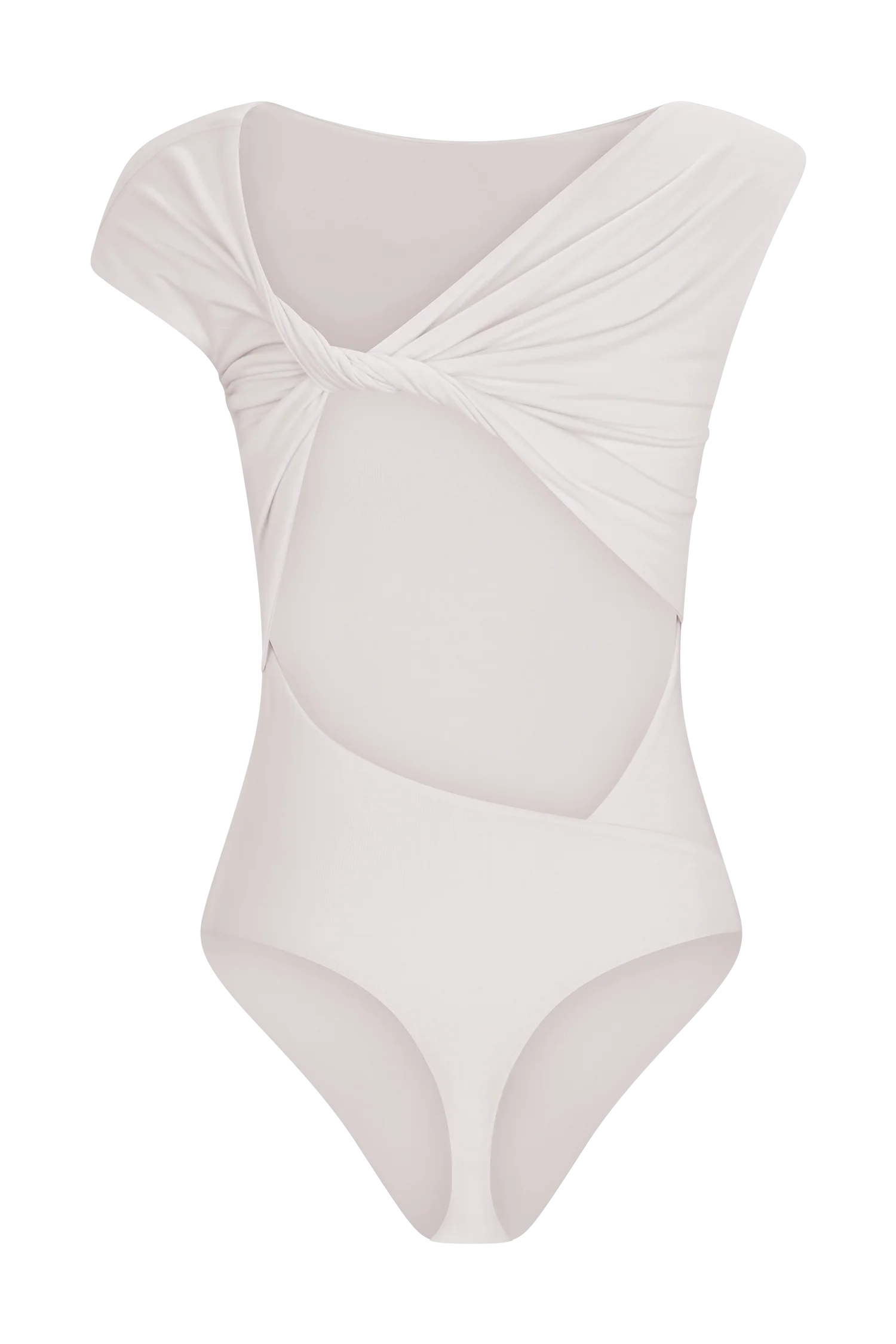 Niamh Modal Twist Back Bodysuit - Ivory - Image 10