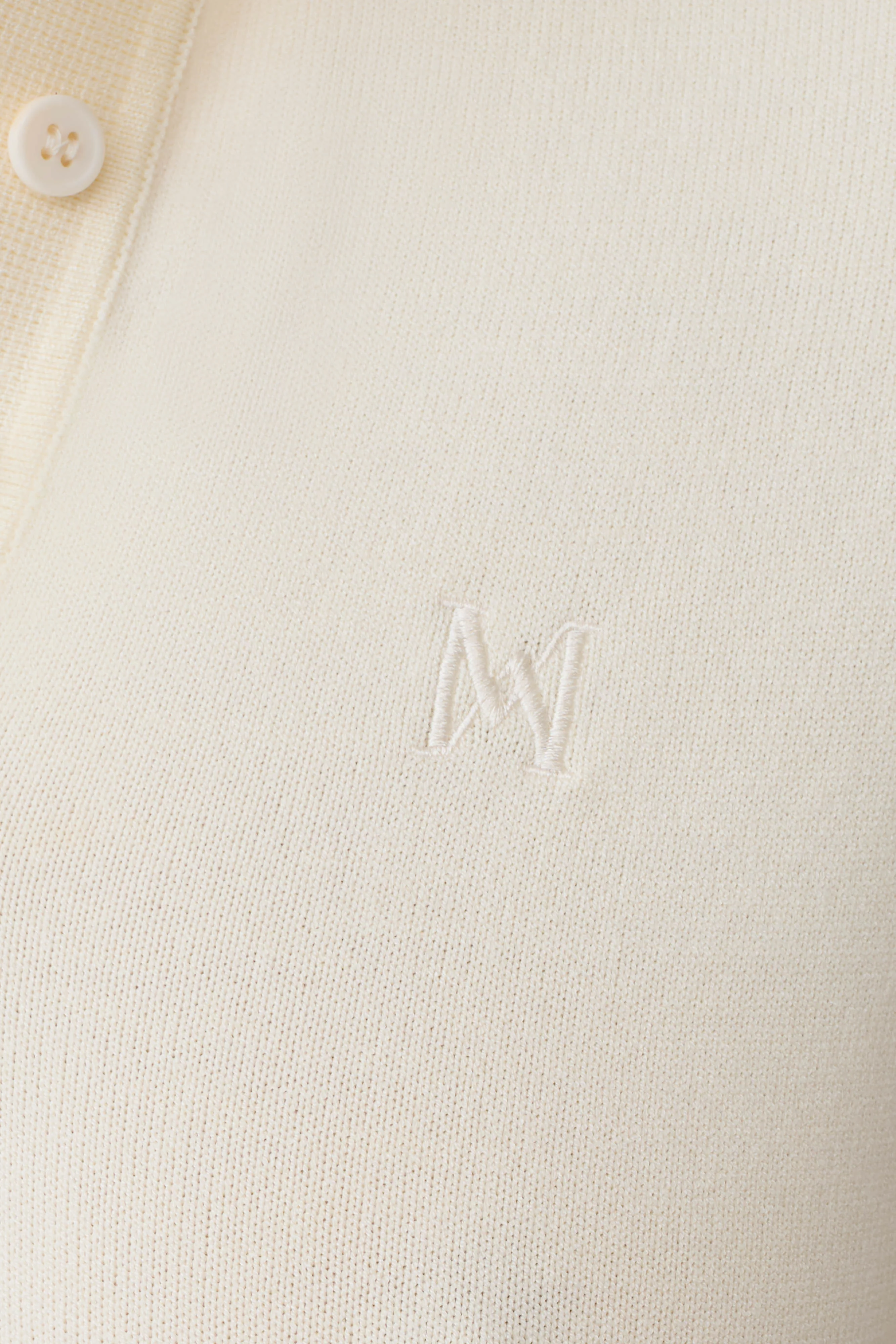 Philly Knit Button Up Top - Ivory - Image 11