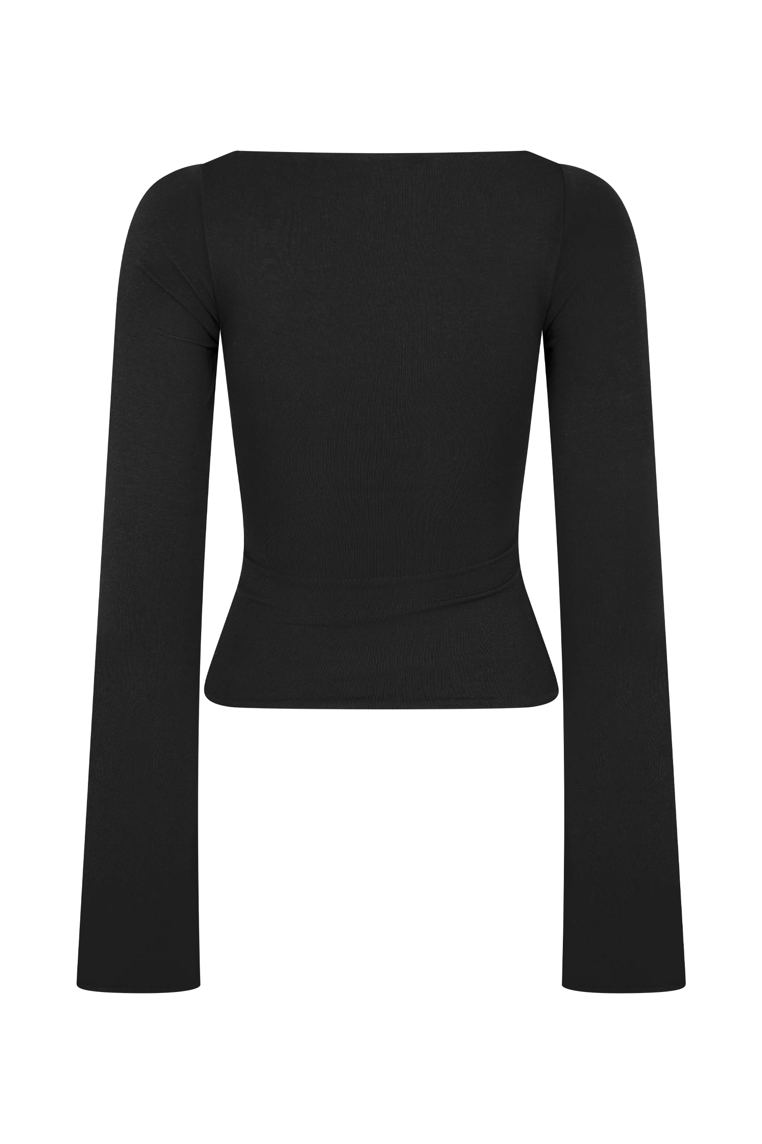 Preston Modal Long Sleeve Top - Black - Image 7