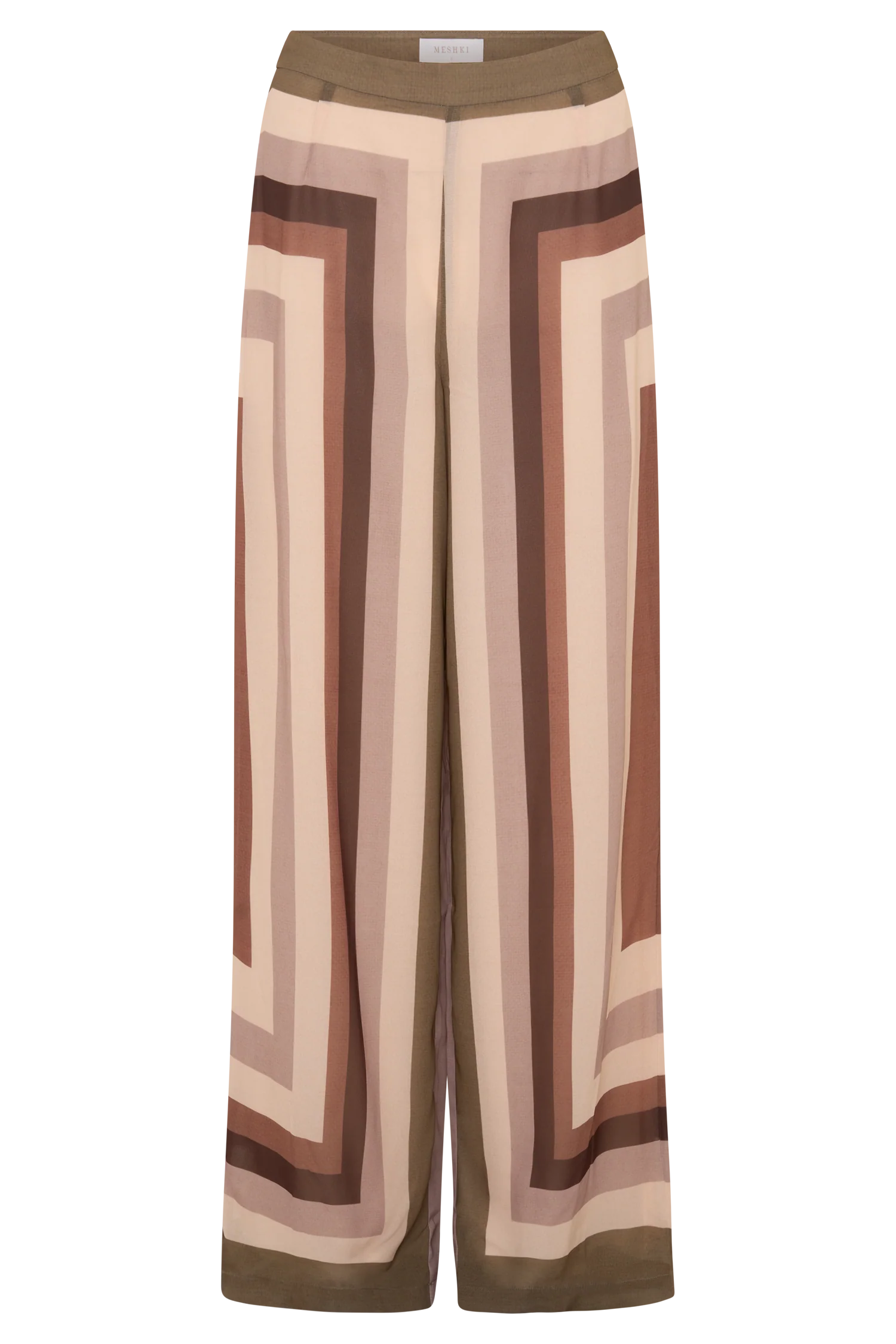 Rachel Chiffon Straight Leg Pants - Multi Stripe - Image 10