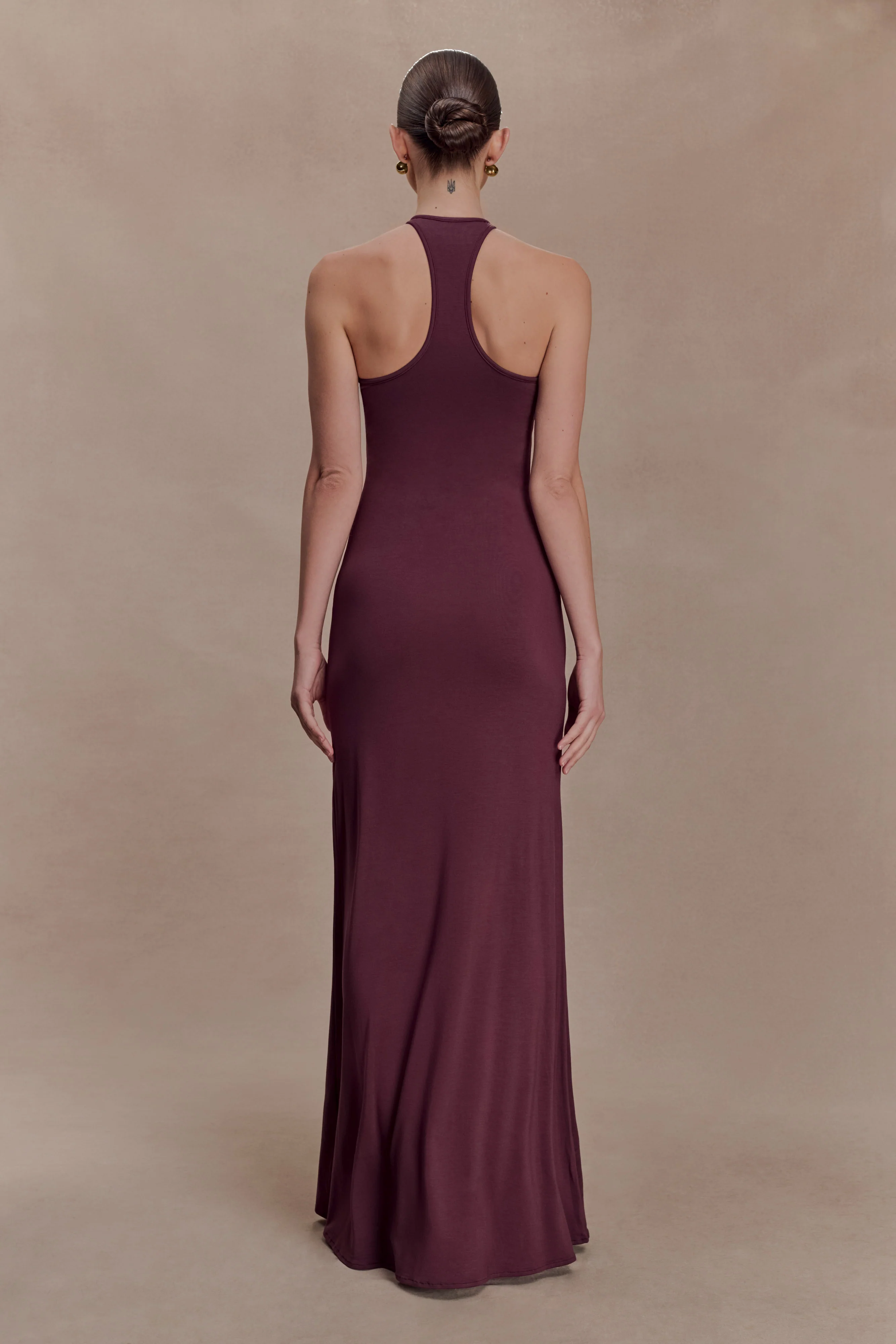 Ramona Modal Maxi Dress With Hardware - Mahogany - Image 2