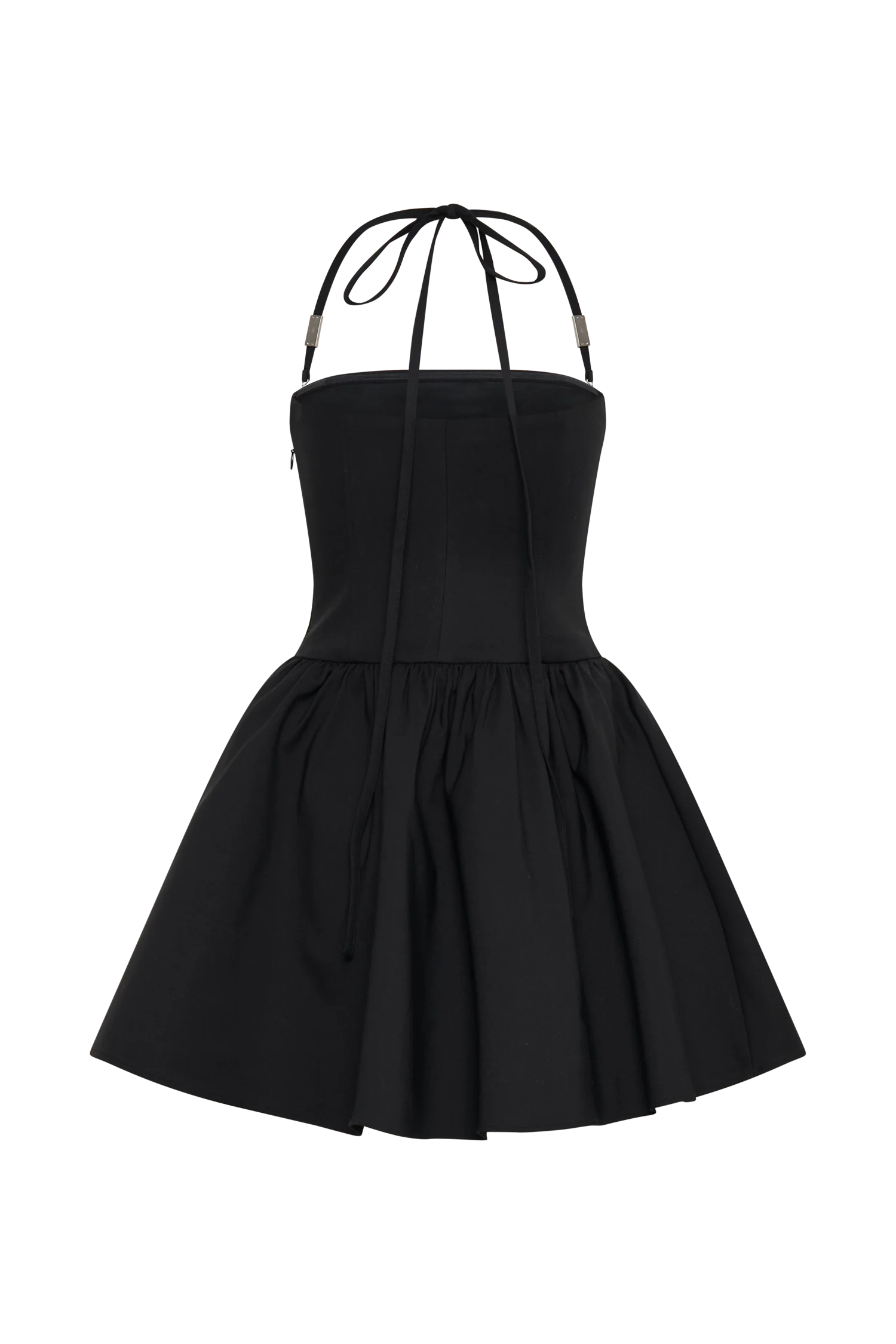 Ruby Halter Mini Dress - Black - Image 8
