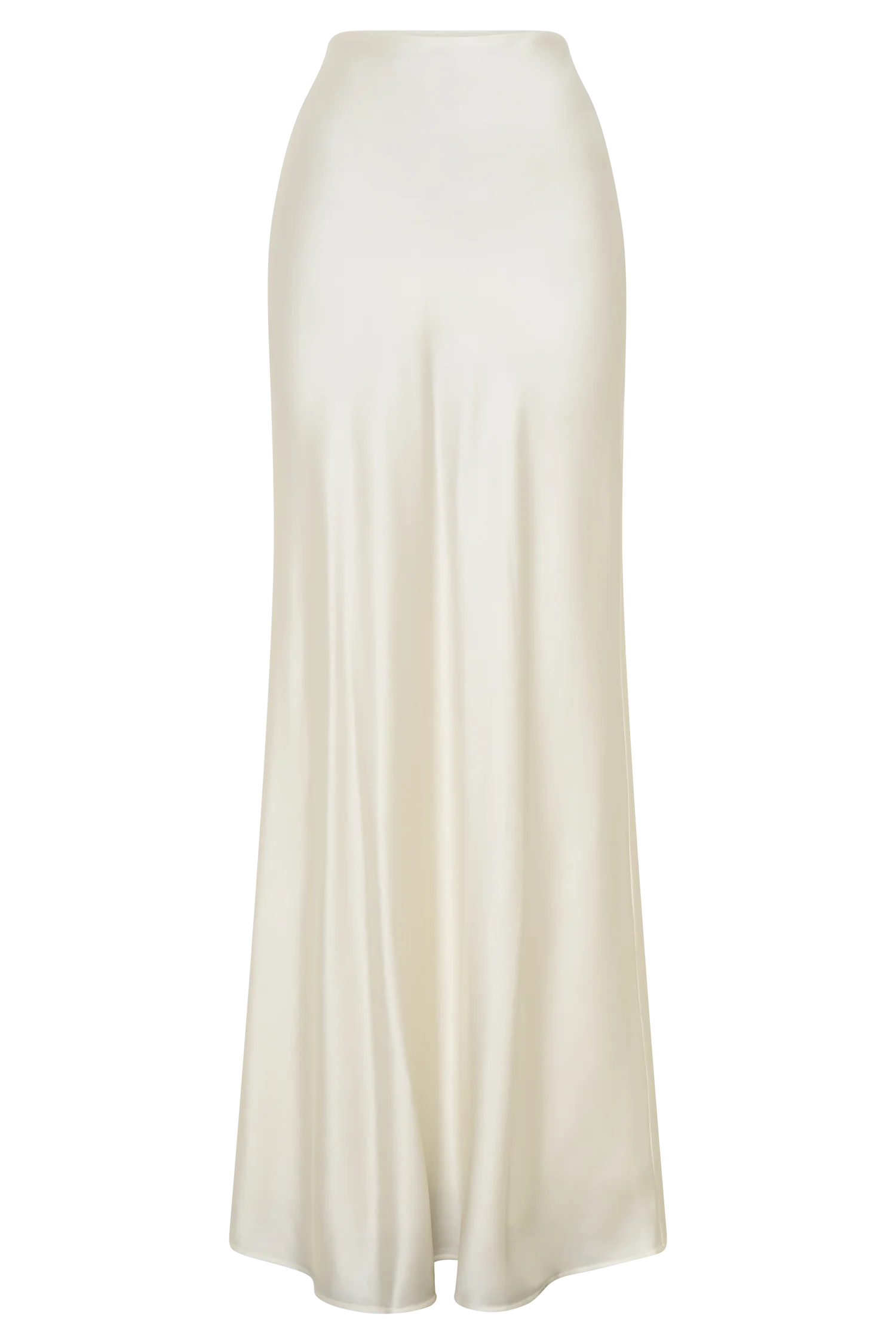 Sabrina Silk Blend Maxi Skirt - Ivory - Image 10