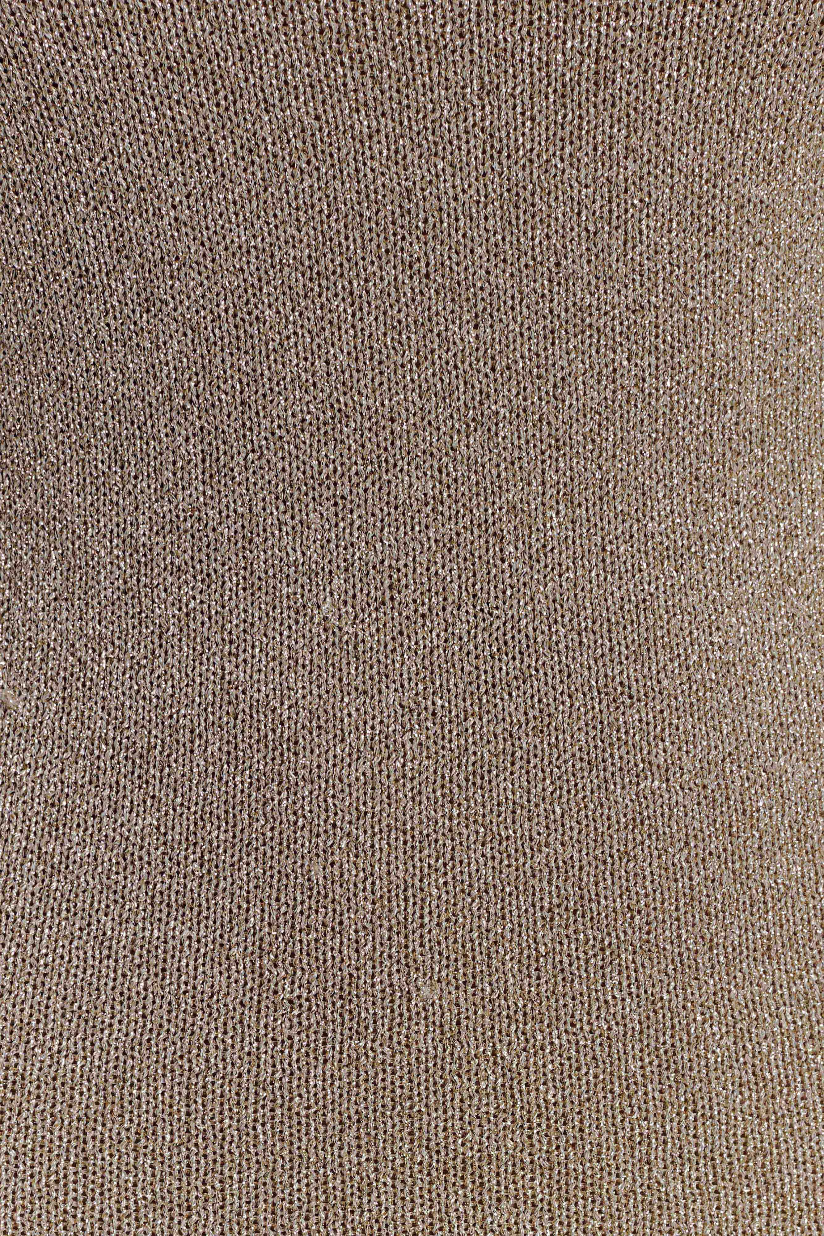 Sandrine Lurex Knit Maxi Dress - Gold - Image 9