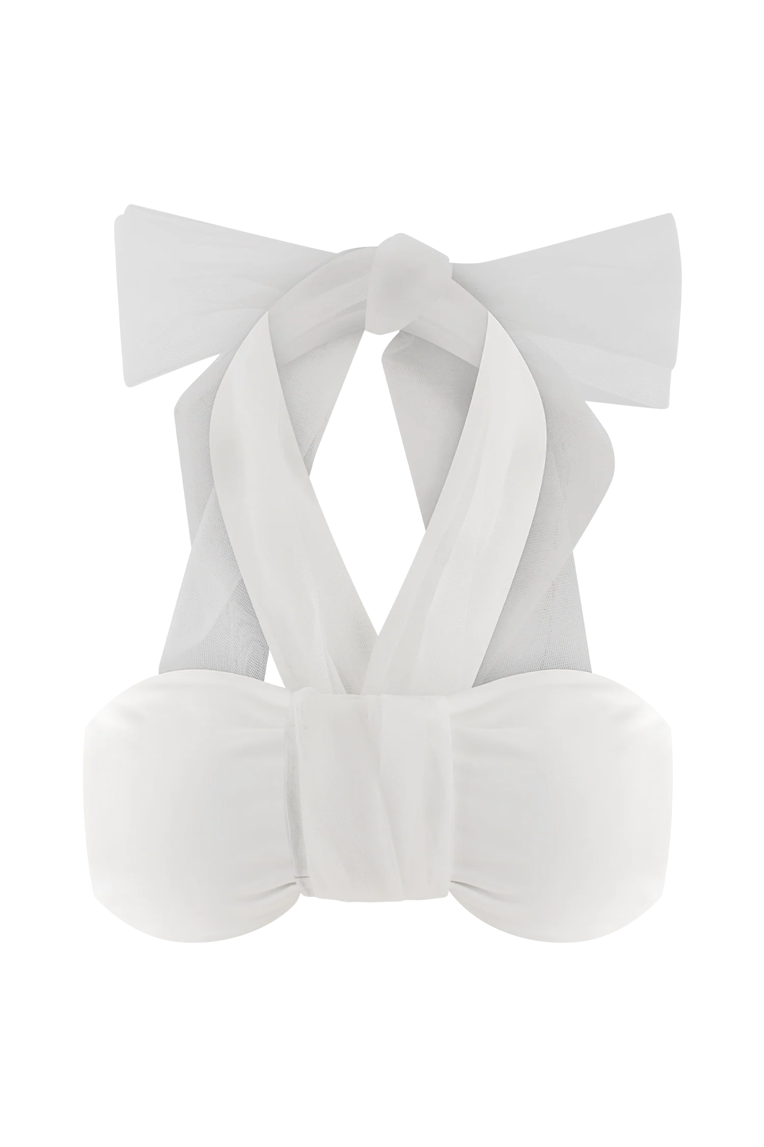 Sheryl Bow Bikini Top - Ivory - Image 7