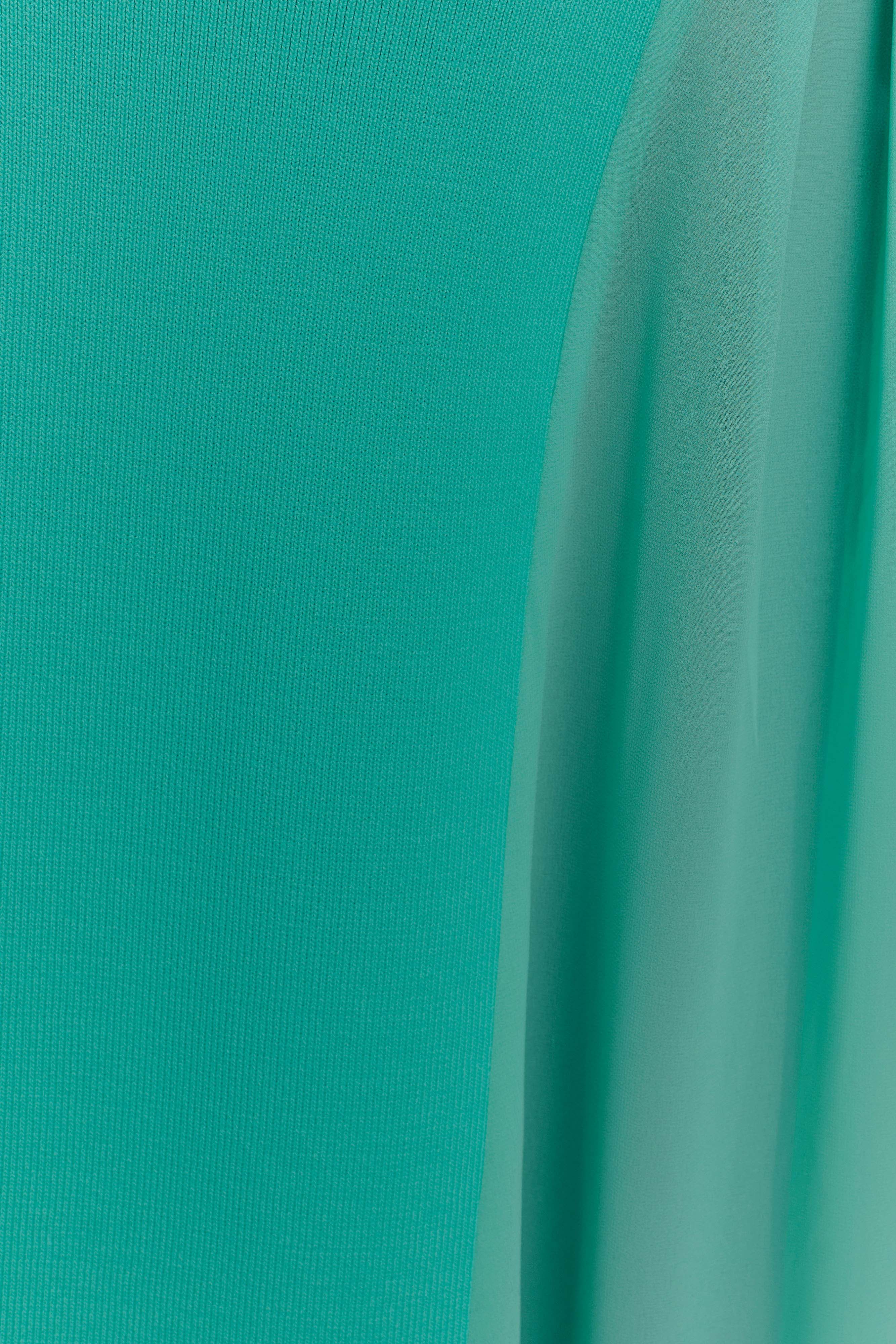 Soleil Knit And Mesh Halter Maxi Dress - Lagoon - Image 5