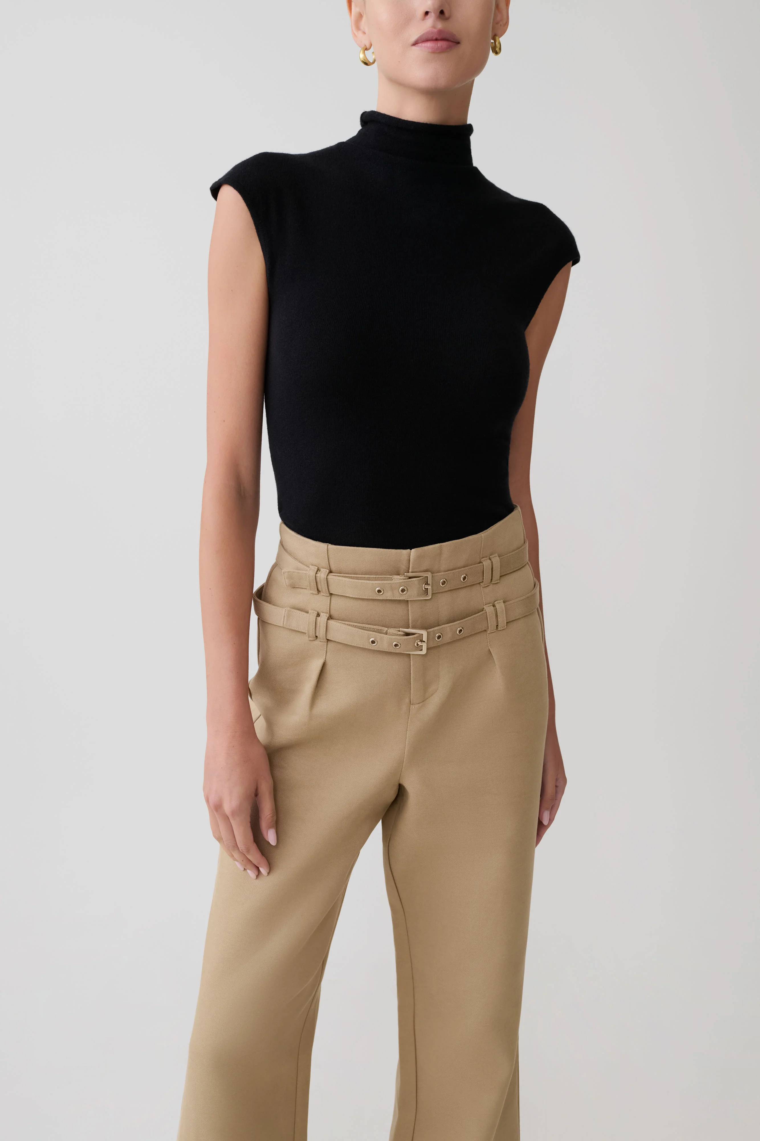 Sonny Short Sleeve Knit Top - Black - Image 3