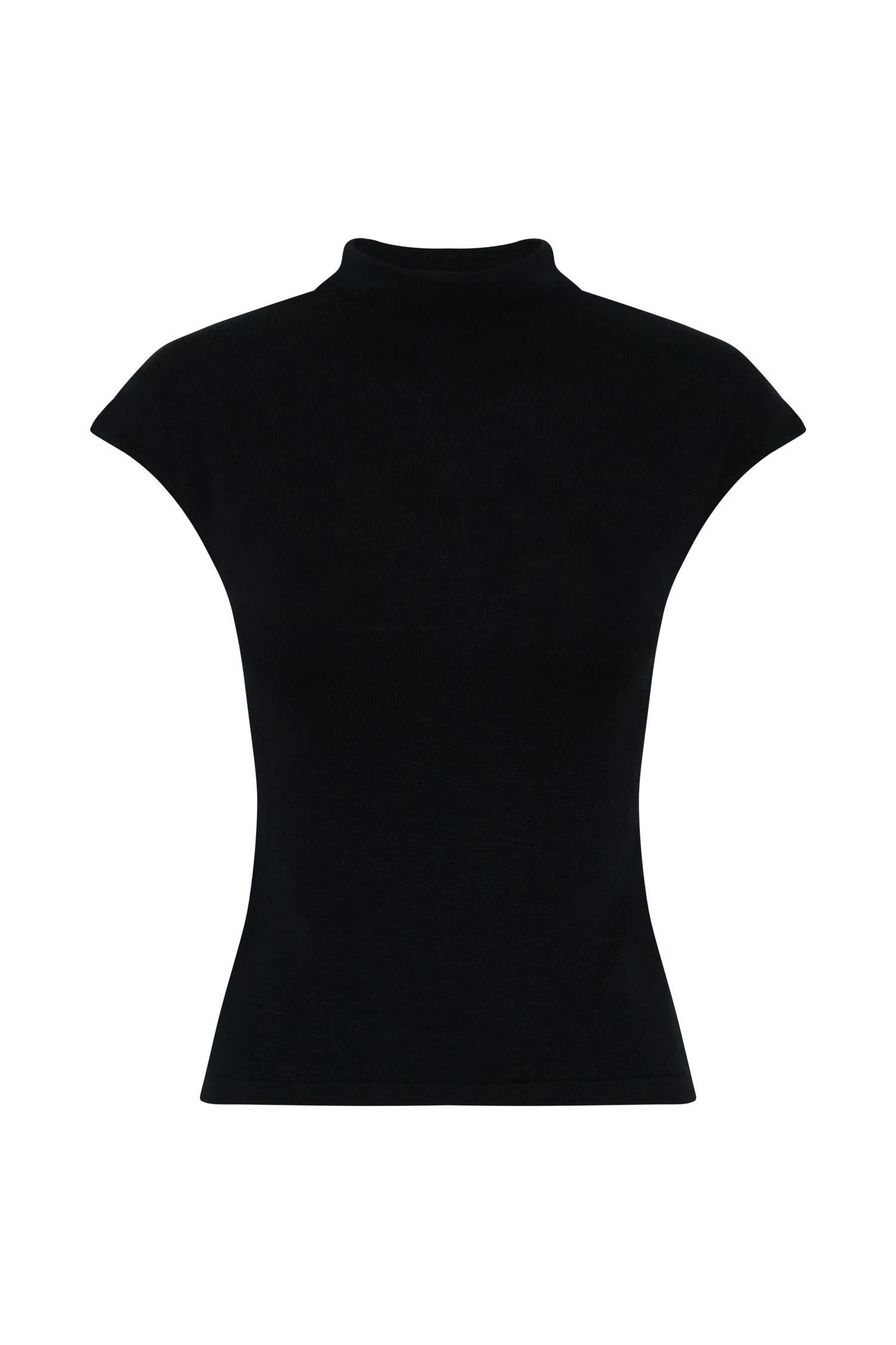 Sonny Short Sleeve Knit Top - Black - Image 9