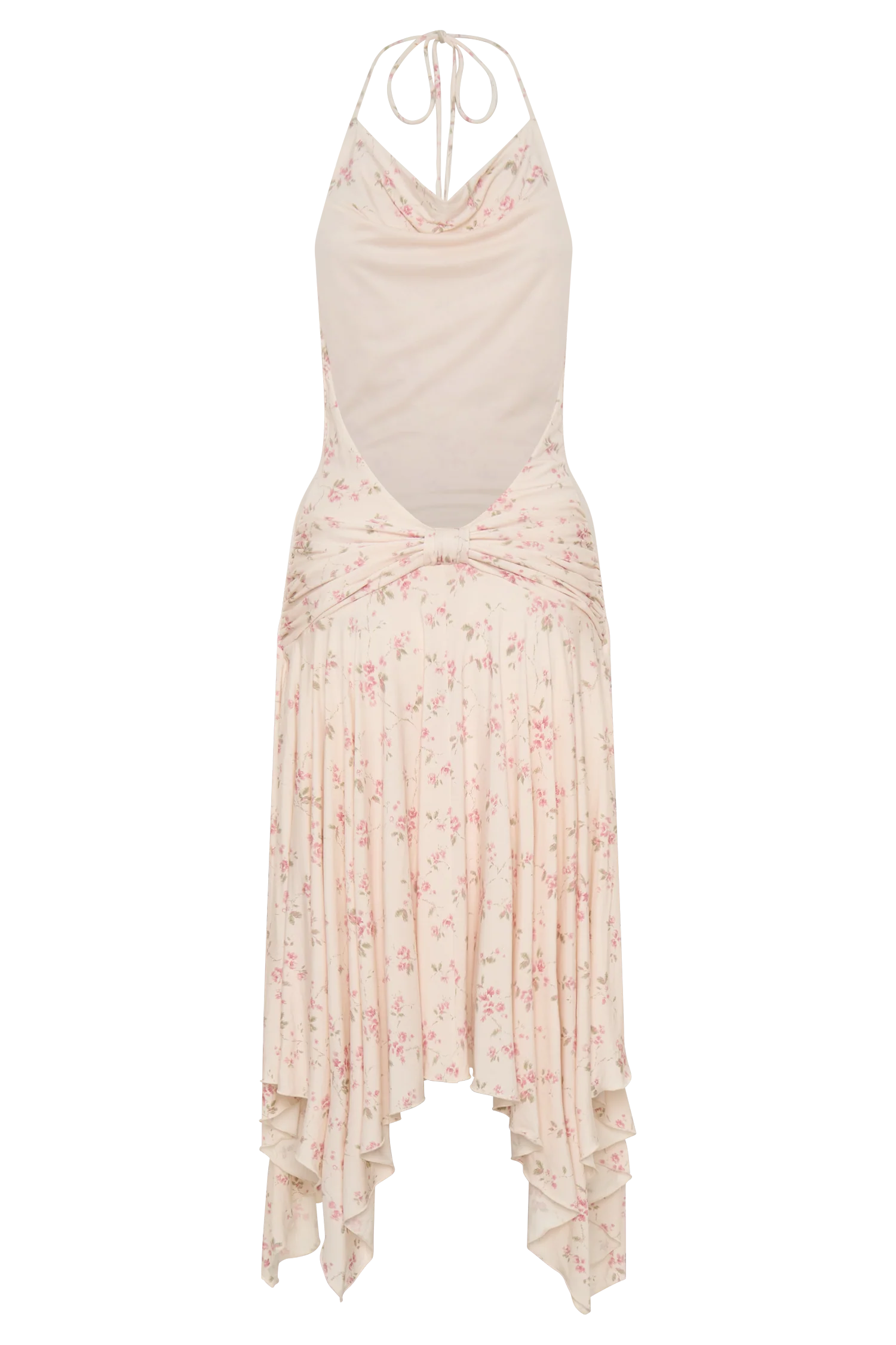 Sylvie Modal Hankie Midi Dress - Floral Ditsy Print - Image 6