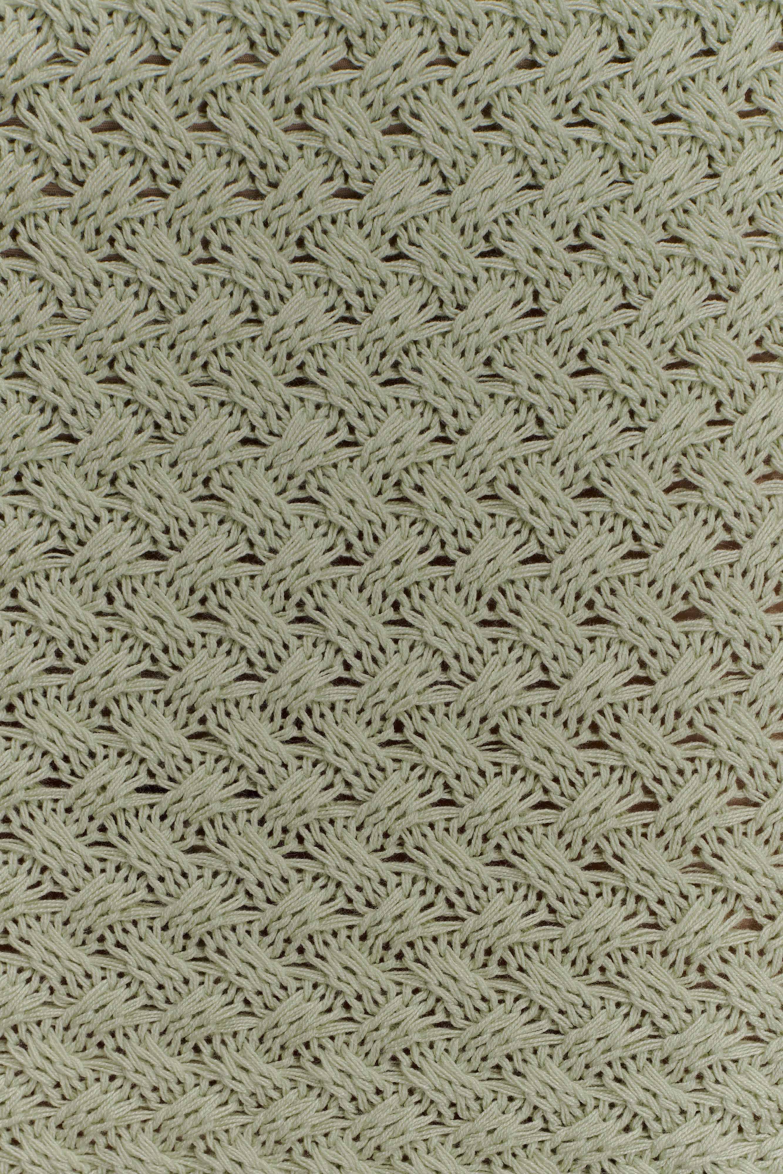 Terrymae Crochet Mini Skirt - Pastel Green - Image 7