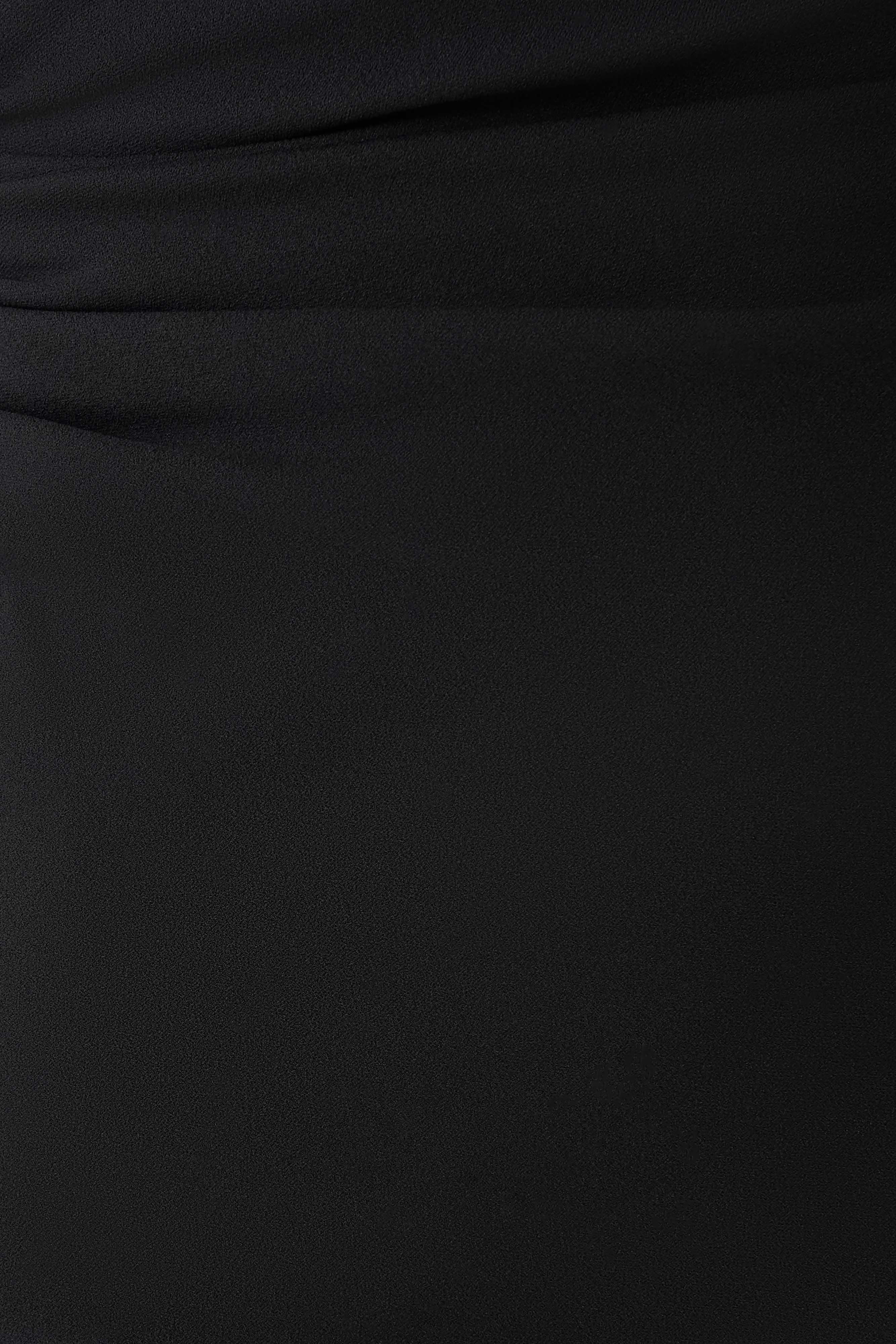 Thalyn Crepe Maxi Dress With Split - Black - Image 8