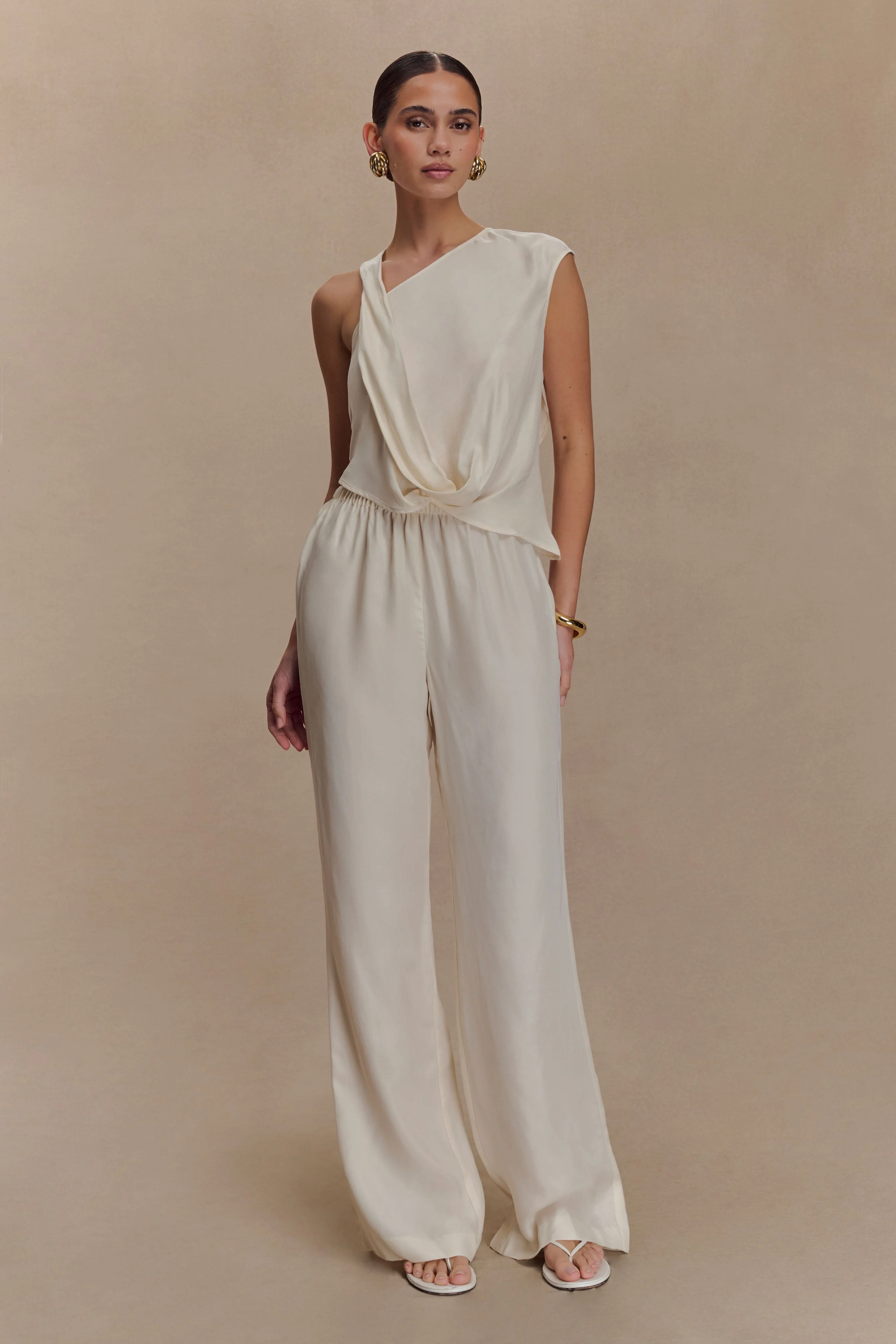 Violeta Asymmetric Top - Ivory - Image 6