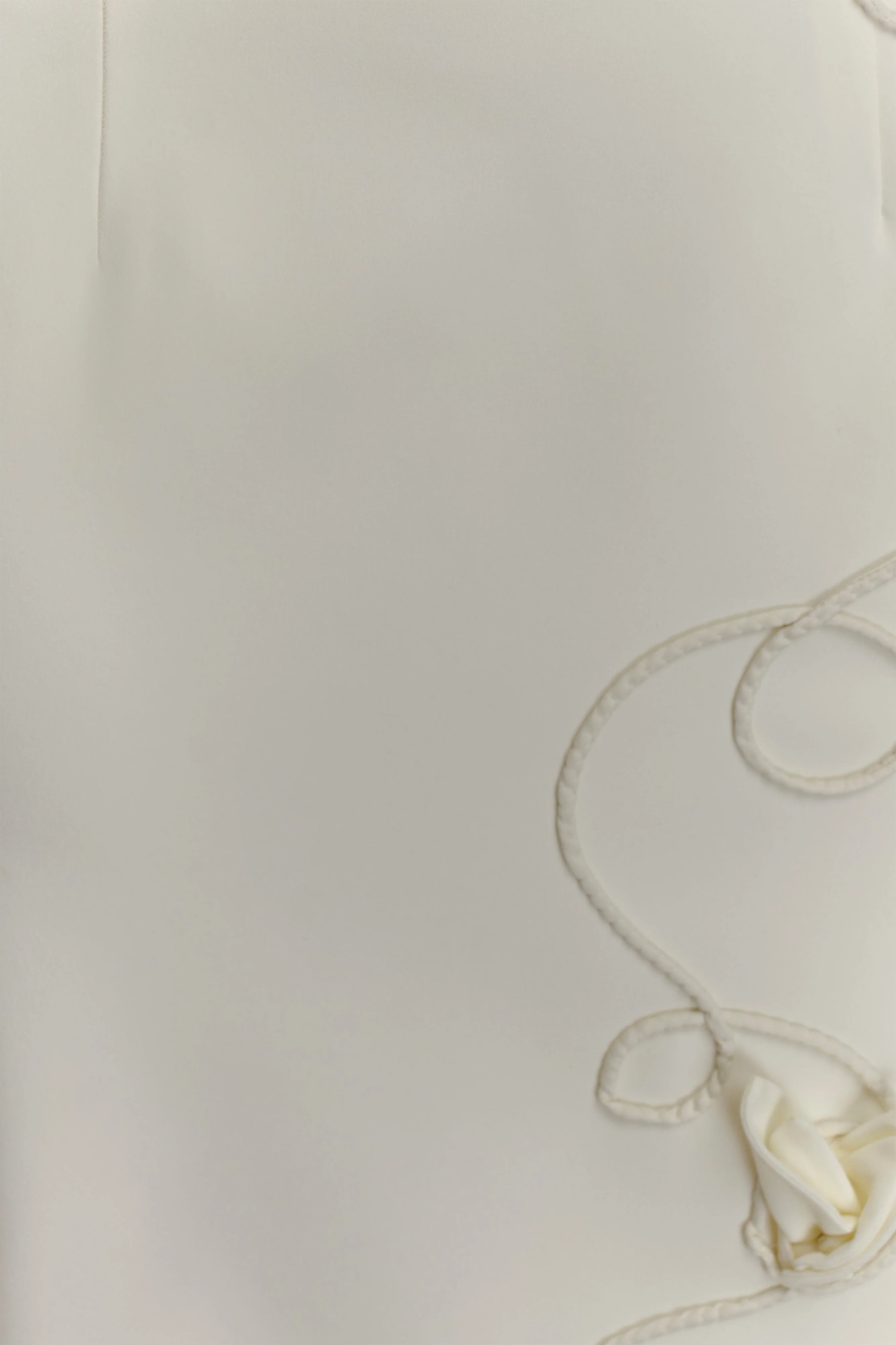 Virginia Suiting Embroidered Midi Dress - White - Image 6